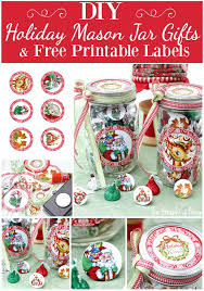 Red and green merry christmas labels printable 2.25 circle elegant christmas address label. Printable Candy Jar Labels For The Holidays The Graphics Fairy