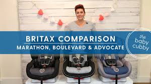 comparison between britax clicktight car seats marathon boulevard advocate