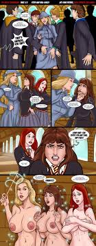 Rule34 - If it exists, there is porn of it / mavruda, fleur delacour, ginny  weasley, hermione granger / 3919104