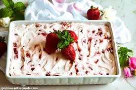 Sprinkle the strawberry jello evenly over the rhubarb and cake. Strawberry Jello Cake Gonna Want Seconds