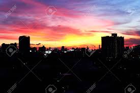 This collection of beautiful and breathtaking photos is free for personal and commercial use. Beautiful Night With Sky Landscape Of The City Building Sunset Stock Photo Picture And Royalty Free Image Image 85629321