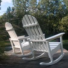 Poly Wood Classic Adirondack Rocking Chair Eco Friendly Product Plastic Lumber Made From Bottle Waste Such As Milk And Detergent B Kreslo Kachalka Kreslo