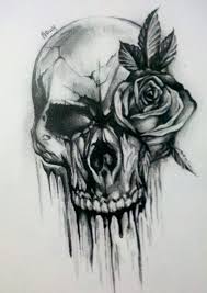 See more ideas about drawings, art drawings, sketches. Skull And Rose Tattoo Drawing Novocom Top