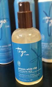 Taya hair products amazon white clay thickening shampoo formula gently cleanses and thickens the hair and infuses fullness, body and bounce. Taya Amazon White Clay Collection Review Hairspray And Highheels