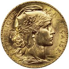 Et bien que maintenant l'on utilise surtout les billets, les cartes bancaires ou les chèques, ces pièces d'or circulent encore sur le marché. 20 Francs Marianne Coq Cours Et Meilleur Prix Achat Vente
