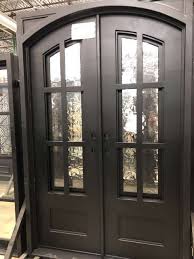 Fd 06 Flemish 6 Lite Iron Arched Iron Door 60 5 X 81 5 5133 Home Center Outlet Iron Doors Arched Exterior Doors Custom Front Doors