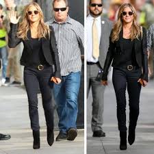 Jennifer aniston shared her joy with fans in multiple images from friends: Jennifer Aniston S Perfect Office Outfit Get The Look Photo 1