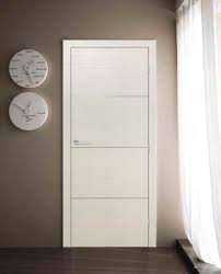 All interior doors are prehung, prefinished, ready to be installed. Madrid Contemporary Interior Door Satin White Finish W Aluminum