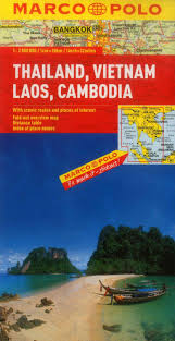Marco Polo Thailand Vietnam Laos Cambodia Sheet Map Folded Overstock Com Shopping The Best Deals On General Trave Vietnam Travel Laos Thailand Travel