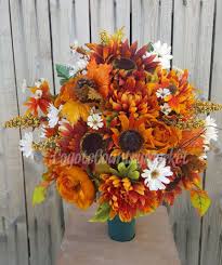 Stay in the vase cemetery flowers. Fall Cemetery Vase Flowers For Grave Grave Flowers Fall Etsy Cemetery Flowers Grave Flowers Cemetery Decorations