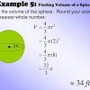 This online calculator will calculate the various properties of a hemisphere given any 1 known variable. 1