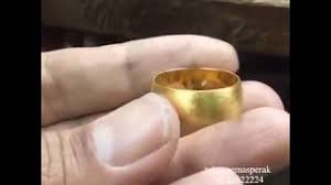 9 499 просмотров • 26 июл. Cincin Belah Rotan Emas 916 Youtube