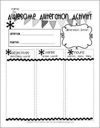 The Creative Chalkboard Two Big Freebies For Almost Friday Teaching Writing Alliteration Alliteration Activities