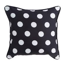 Black And White Polka Dot Outdoor Cushions Black And White Polka Dot Pillow Pillows Throw Pillows Polka Dots