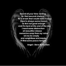 Spend All Your Time Waiting For That Second Chance Angel Sara Mclachlan Cool Lyrics Song Lyric Quotes Music Love
