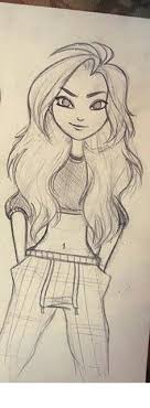 Our drawing tutorials for beginners entail how to draw 3d letters and 3d shapes. Drawing Sketch Pretty Cute Girl Drawings