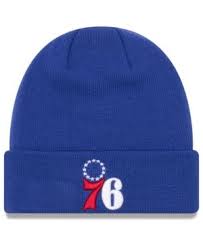 New Era Philadelphia 76ers Breakaway Knit Hat In Royalblue Modesens Knit Hat For Men Knitted Hats Hats For Men