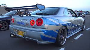 But the arrival of the blue car at the end of f9 hints at. Nissan Skyline R34 Gt T Burnout Accelerations Youtube