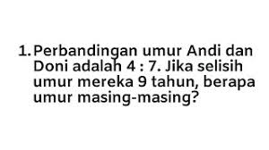 Pada dasarnya, jika mempelajari matematika kamu pasti akan menemui istilah perbandingan. 4 Contoh Soal Perbandingan Jika Diketahui Selisihnya Solusi Matematika