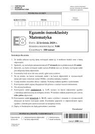 Każdy arkusz możesz rozwiązać online, możesz także przejrzeć pełne. Egzamin Osmoklasisty 2020 Matematyka Odpowiedzi Zadania Arkusz Z Matematyki Najtrudniejsze Bylo Zadanie O Pociagu 17 06 20 Gazeta Krakowska