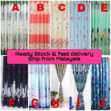 Di kamdar, kain langsir yang paling murah dijual dengan harga rm5.00 semeter. Langsir Murah Curtain Home Cakuk Hook 100cm W X220cm L Shopee Malaysia