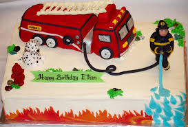 Birthday Cake On Fire Firetruck Cake Truck Birthday Cakes Firetruck Cake Fire Cake