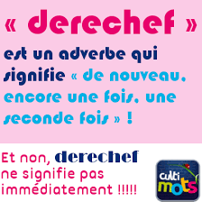 derechef french phrases language expressions