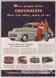 Chevrolet 40s Print Ad Chevy Automobile Car Bellboy Vintage Advertisement Gm 1948 Advertising Automobile Advertising American Classic Cars Car Advertising