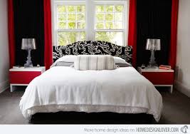 Add high quality and high elegance to your room with this stylish and unique piece of furniture swarovski crystal buttons in the red silk fabric upholstered panel. 15 Pleasant Black White And Red Bedroom Ideas Home Design Lover Red Bedroom Decor Bedroom Red Grey Bedroom Design