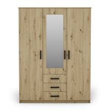 Maybe you would like to learn more about one of these? Armoire Style Industriel 3 Portes L150cm Decor Bois Noir Artemis