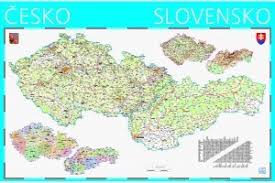 Presný čas a dátum banská bystrica, slovensko, najbližšie letisko, oficiálnou menou, obyvateľstvo. Nastenna Mapa Cesko A Slovensko Levne Mapy Nastenna Mapa Cesko A Slovensko