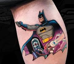 Batman Tattoo By Marc Durrant Post 28130 Batman Tattoo Comic Tattoo Batman Tattoo Sleeve