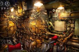 Steampunk for the powder room. Steampunk Naval The Torpedo Room Photograph By Mike Savad