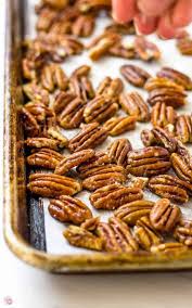 20 halves of pecans which weigh around 1 oz contain 196 it does not offer any cholesterol content and the sodium content is also nil in pecans. Perfectly Roasted Pecans How To Toast Pecans Tips Tricks