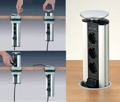 Evoline Verzinkbare Keuken Stopcontact 3 Voudig Met Witte Deksel 008801 Keuken Ontwerp Home Decor Keuken Hedendaagse Keuken Ontwerp