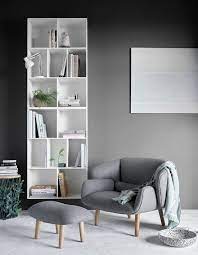 Un Salon Gris Pour Une Deco Chic Et Intemporelle Elle Decoration Fauteuil Salon Deco Moderne Salon Salon Gris
