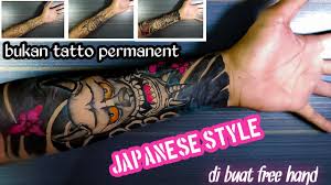 Tato unik di lengan tangan sumber : Tato Yakuza Membuat Tato Temporer Sendiri Youtube
