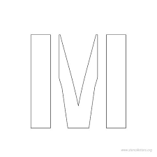 You can then create words and pick new . 1 Inch Stencil Letters Stencil Letters Org