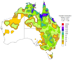 australia map weather