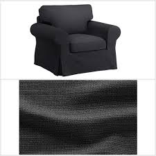 An ikea armchair sofa slipcover replacement (cotton light gray) 4.6 out of 5 stars. Ikea Ektorp Armchair Cover Hillared Anthracite In Auckland Nz Idiya Ltd