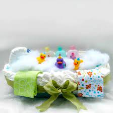 People love having a little shark action show up in the mix with all their practical and dull breast pumps, bath tools, and the buckle up chair nonsense that show up in piles for their new wee one. How To Make A Baby Bathtub Diaper Cake With Step By Step Directions
