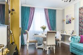 Deko apartment 850 sqft yang serba putih selesa from hias.my. Langsir Turquoise Contoh Dan Gambar Di Pedalaman Ruang Tamu Bilik Tidur Dapur