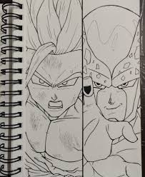 Free anonymous url redirection service. Oc One Of The Most Iconic Battles In Dragon Ball Z Gohan Vs Cell Drawn By Me Dbz
