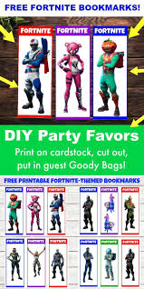 Free Printable Fortnite Happy Birthday Cards Need Some Free Fortnite Party Favors For Your Next Fortnite Birthday Party Click Here For These 12 Free P Diy Party Favors Diy Birthday Party Favors Diy Party