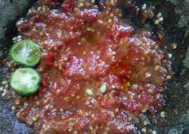 Biasanya dimakan bersama lalap/sayuran mentah. Bagaimana Mengolah Sambel Goang Sedap Kuliner Tasik