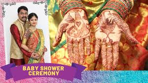 Seemantham is the name for baby shower in telugu.in this video i have shown how we perform traditional baby shower and also. Traditional Baby Shower In Usa Seemantham Gender Reveal Full Event Video Youtube