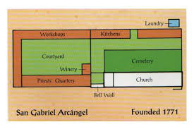 4 Floor Sangabriel75 Jpg 547 365 California Missions Project California Missions Mission Projects