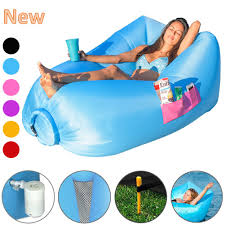 Shop for inflatable camping furniture online at target. Portable Original Instantly Inflatable Outdoor Furniture Beach Pool Camping Inflatable Lounger Air Chair Lazy Lounge Bed Sleeping Bag Hiking Color Blue Size 160x85x50cm Outdoor Recreation Sports Outdoors Femsa Com
