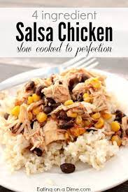 Crockpot Salsa Chicken Recipe Eating On A Dime Mexican Food Recipes Pot Recipes Cooking