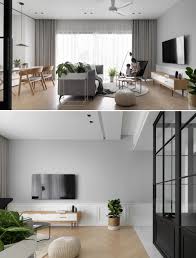 My kitchen does not look like it belongs in my house. Herringbone Wood Flooring Built In Seating And Black Framed Glass Walls Were Used To Create This Scandinavian Inspired Apartment Interior